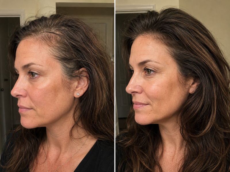 Before and after results